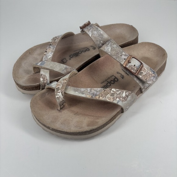 Birkenstock Papillio Tabora Sandals Women's US 7 EU 38 Crystal Rose Birko-Flor - Picture 1 of 16